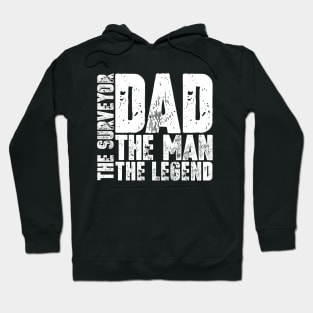 Dad The Man The Surveyor The Legend Hoodie